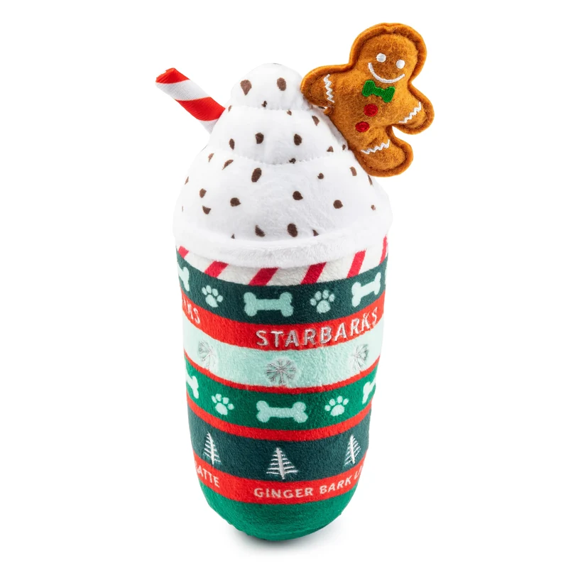 Starbarks Ginger Bark Latte Weihnachts-Hundespielzeug