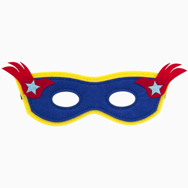 Maske SUPERHELD 6er-Set für Kinder von Gloabal Affairs