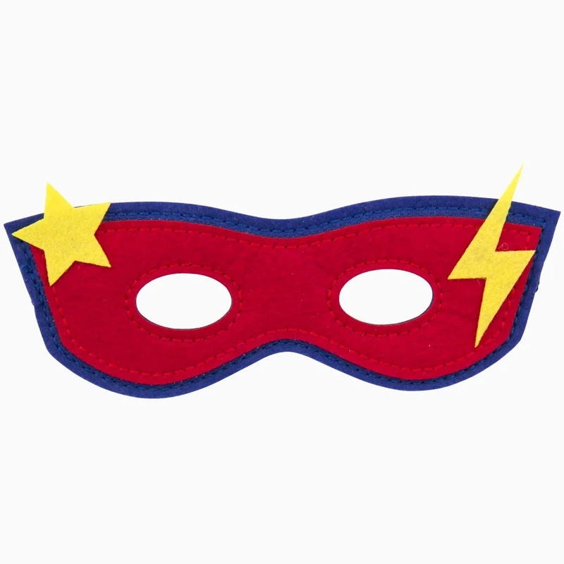 Maske SUPERHELD 6er-Set für Kinder von Gloabal Affairs