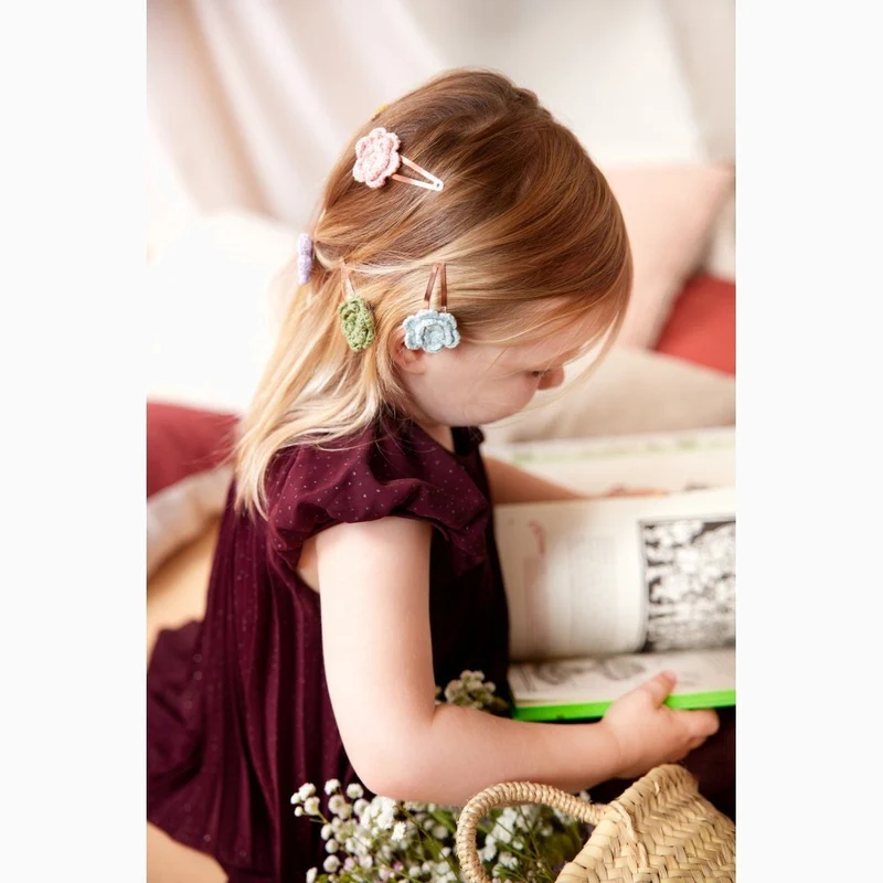 Haarclips BLUMEN 3er-Set für Kinder von Gloabal Affairs