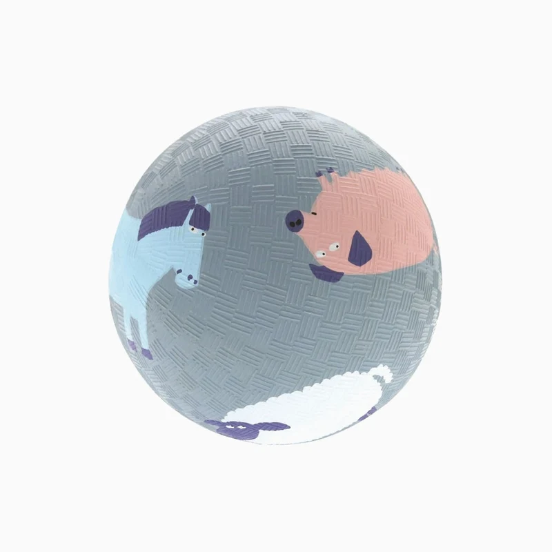 Spielball MOTIVE klein aus Naturkautschuk für Kinder von Petit Jour