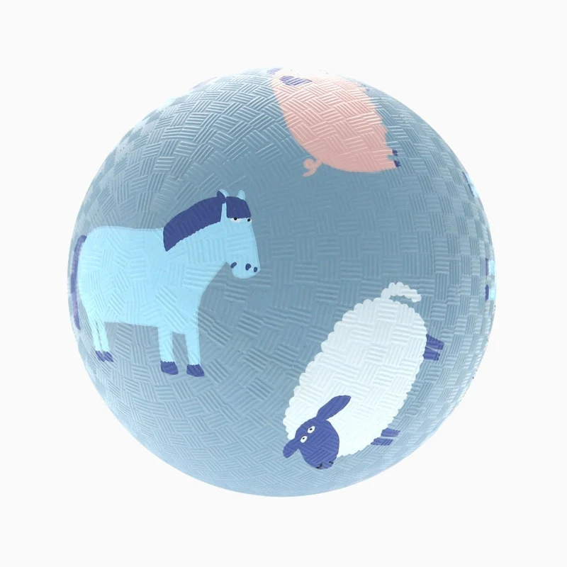 Spielball MOTIVE groß aus Naturkautschuk für Kinder von Petit Jour