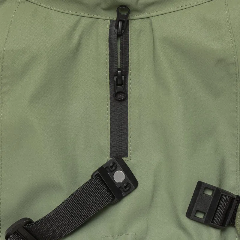 Reflektierender Hunderegenmantel Shell Jacket Green