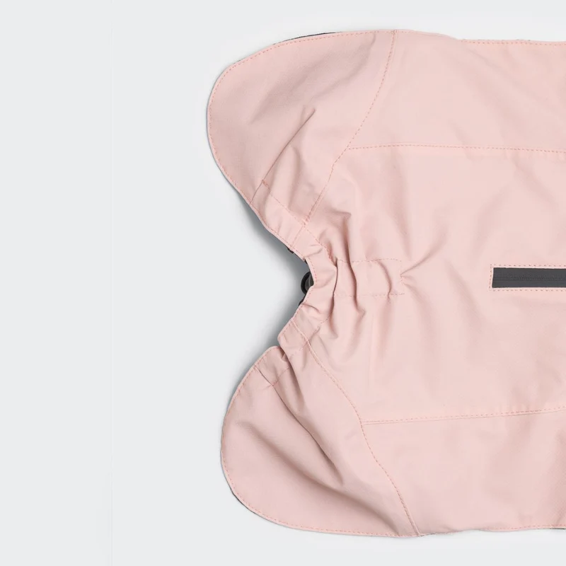 Reflektierender Hunderegenmantel Rose