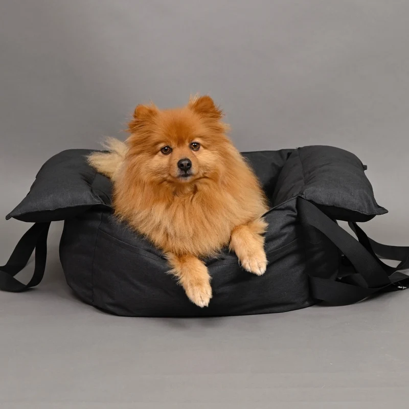 Hundeautositz Anthrazit