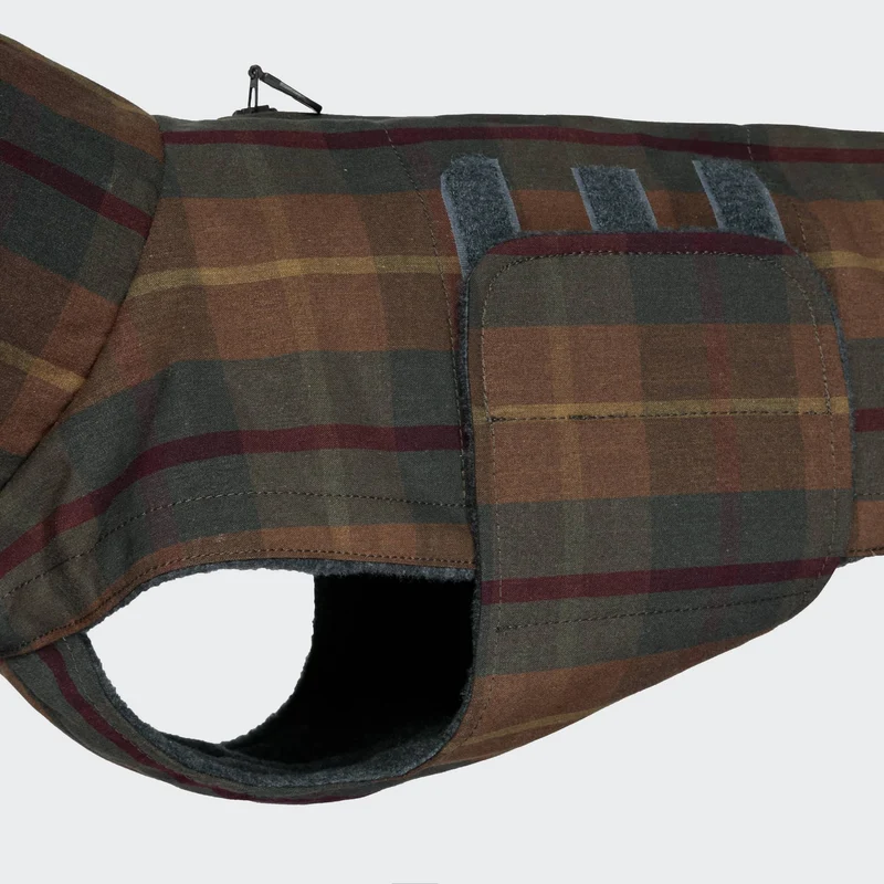 Hundemantel Brooklyn DACKEL Waxed Tartan