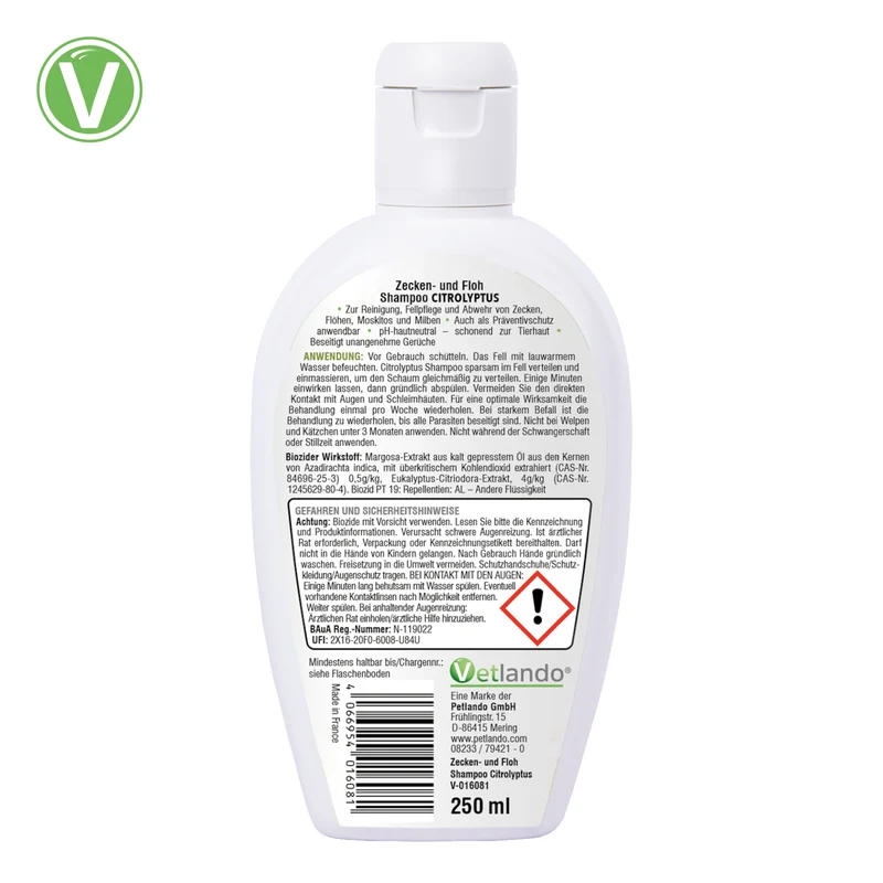 Citrolyptus Zecken- & Floh Shampoo