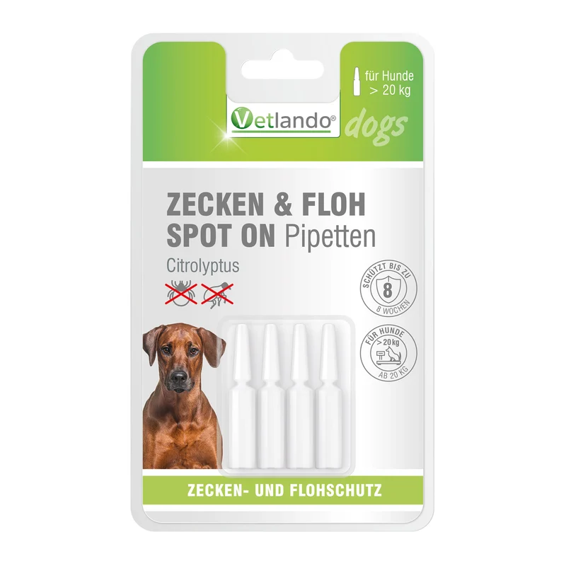 Citrolyptus Zecken- & Floh Spot On Pipetten für Hunde