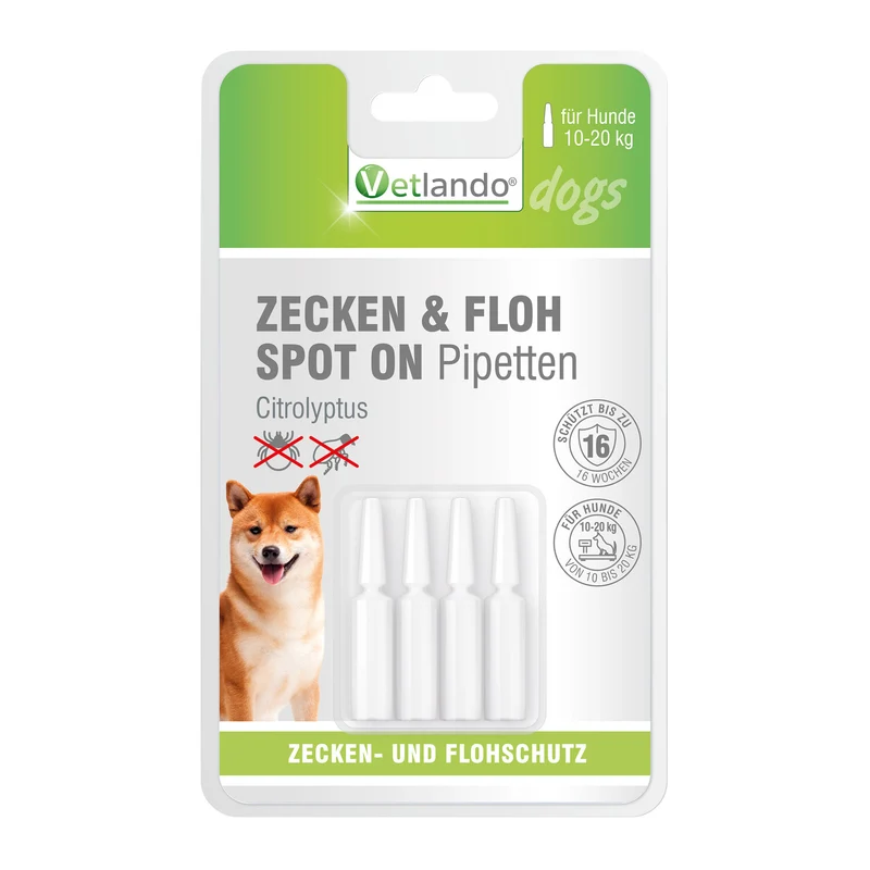Citrolyptus Zecken- & Floh Spot On Pipetten für Hunde
