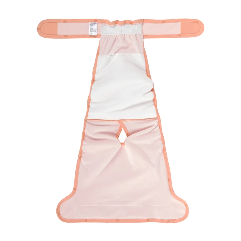 Bundle: 2 Läufigkeitshose & Hundewindel Glan Peach