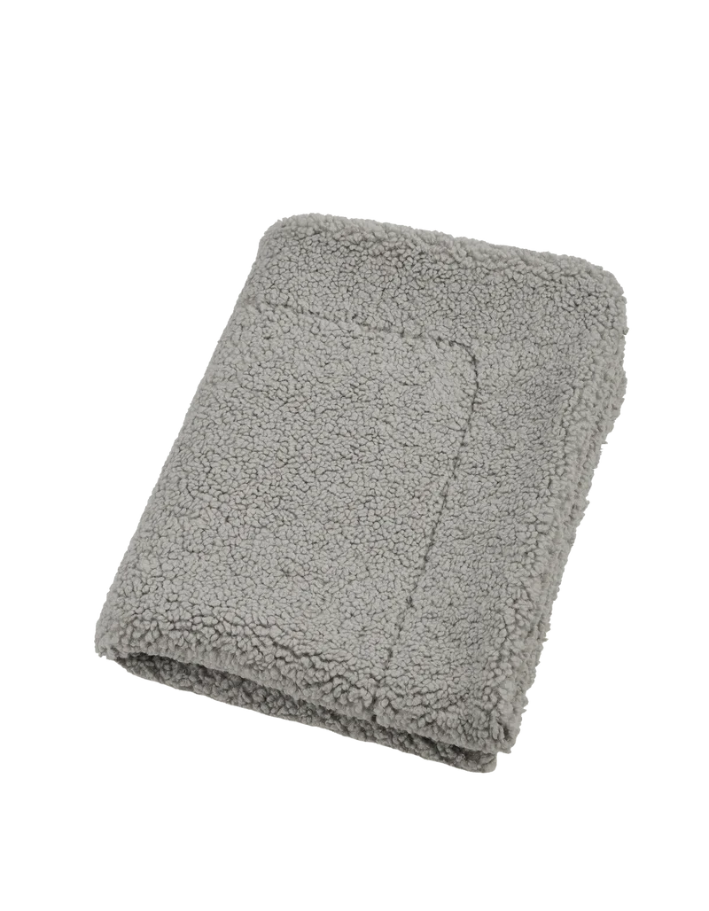 HYGGE Bouclé-Hundedecke Steingrau
