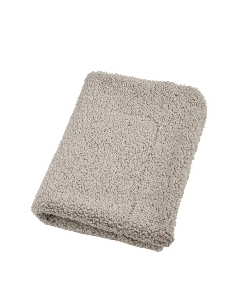 HYGGE Bouclé-Hundedecke Grau