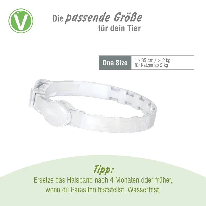 Kokolaurin Zecken- & Floh-Halsband für Katzen