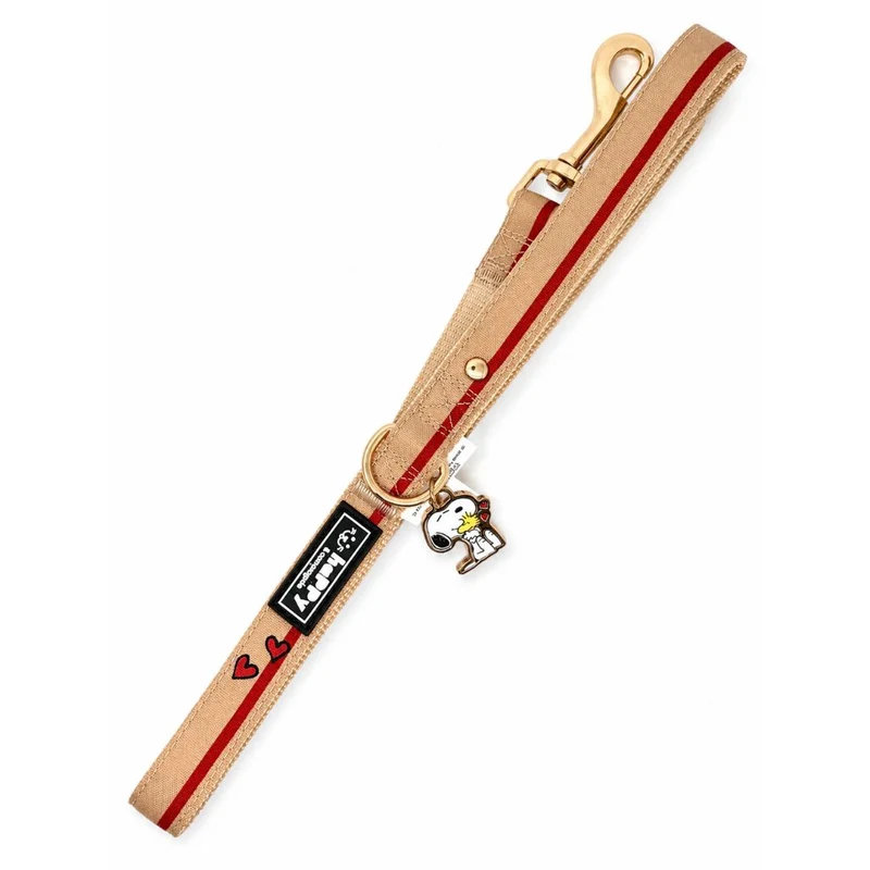 Hundeleine Snoopy Beige