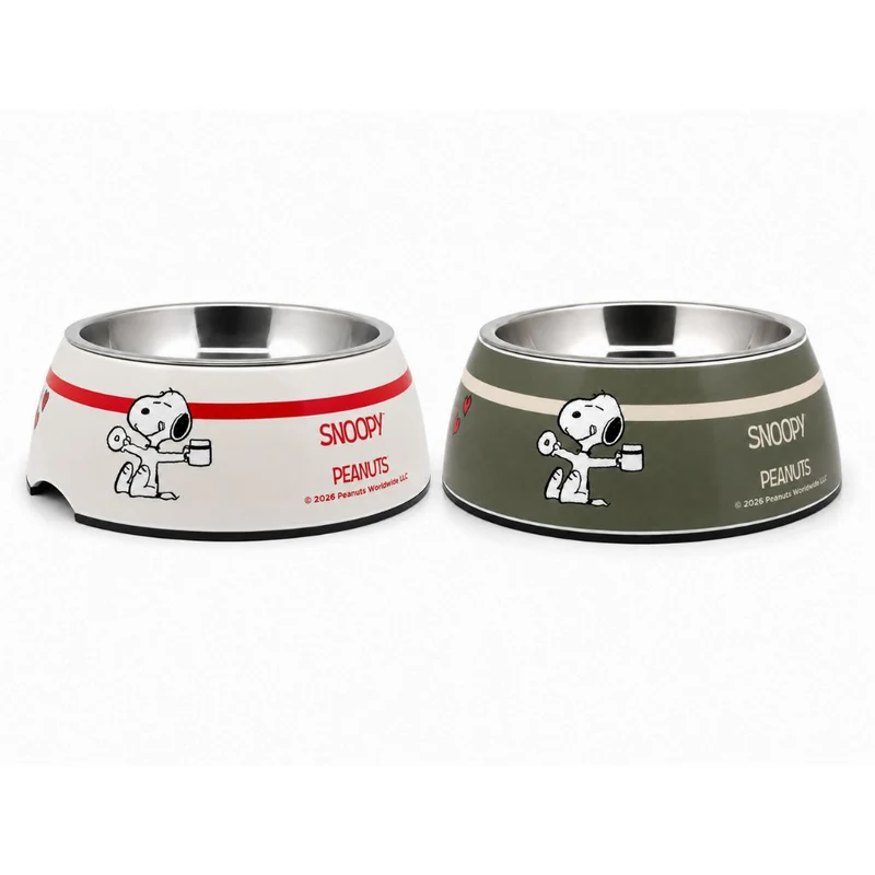Hundenapf Snoopy Khaki