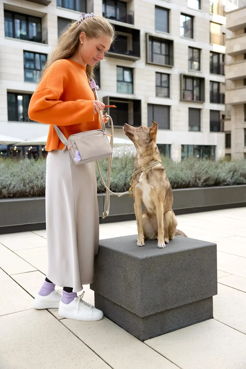 Square Bag Noka Taupe