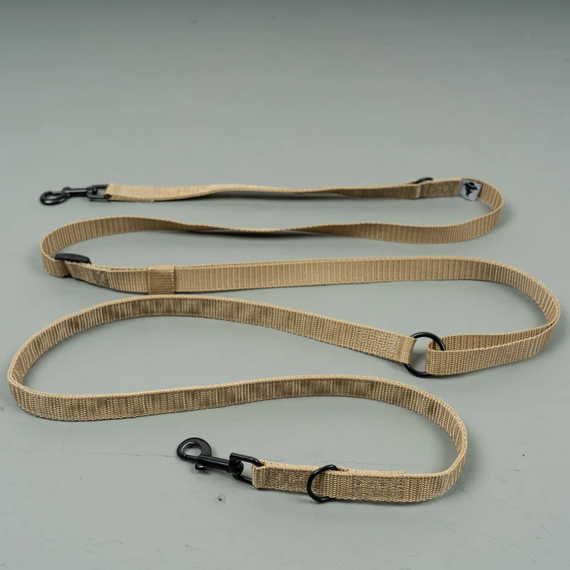 Crossbody Hundeleine Sand