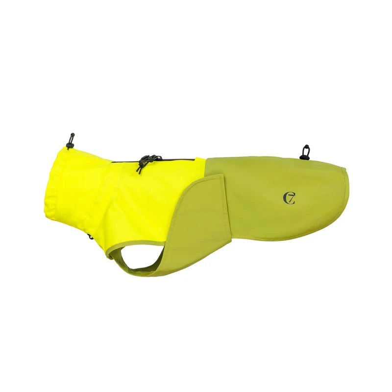Hunderegenmantel DACKEL Aktiv Neon Green/Light Olive