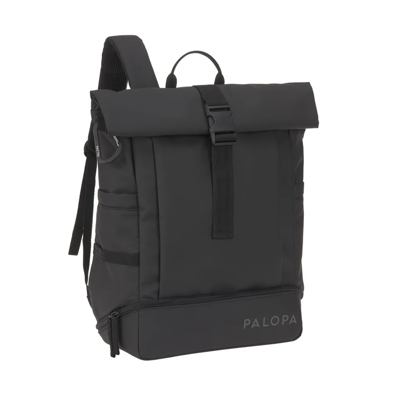 Rucksack Rolltop Yoska Schwarz