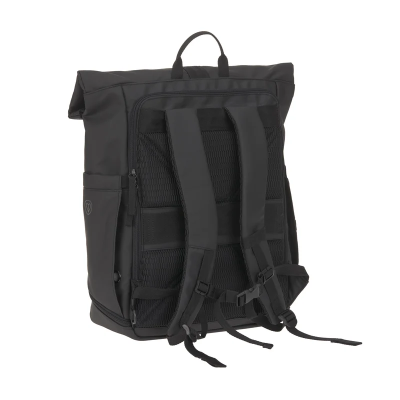 Rucksack Rolltop Yoska Schwarz