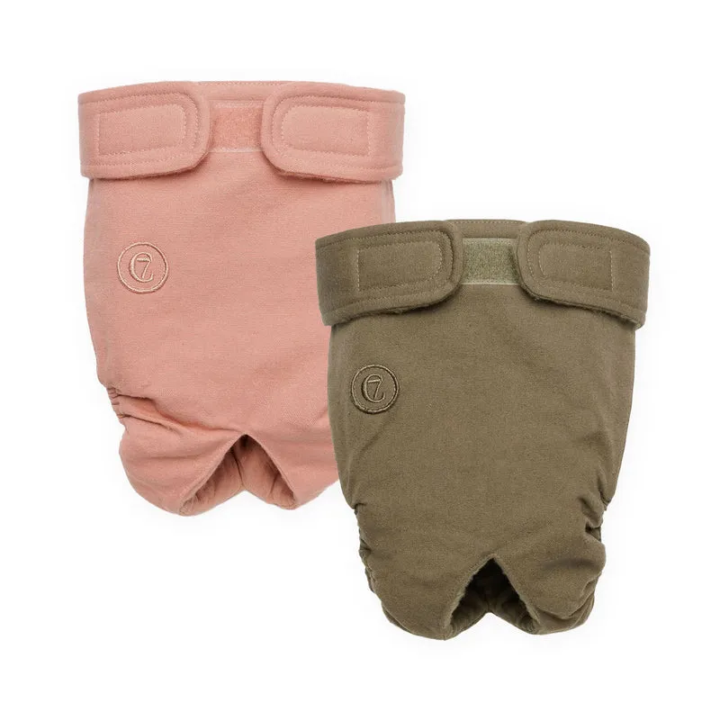 Bundle: Läufigkeitshöschen Rose & Läufigkeitshöschen Olive