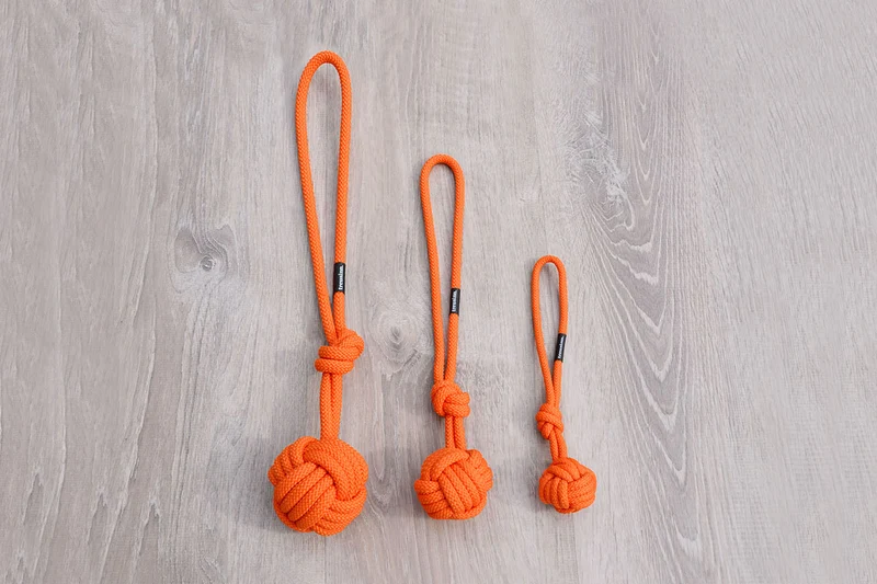 Eco Tau-Spielzeug Bolly Orange - Schwimmfähig