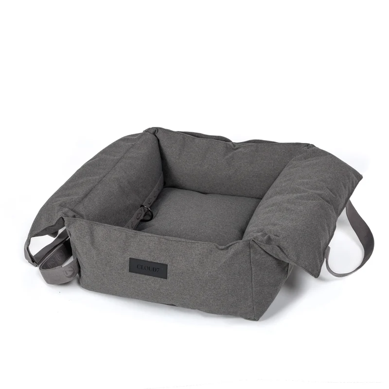 Hundeautositz Getaway Light Graphite tragbar