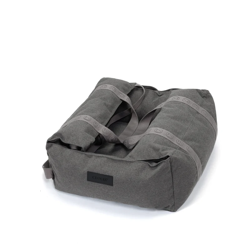 Hundeautositz Getaway Light Graphite tragbar
