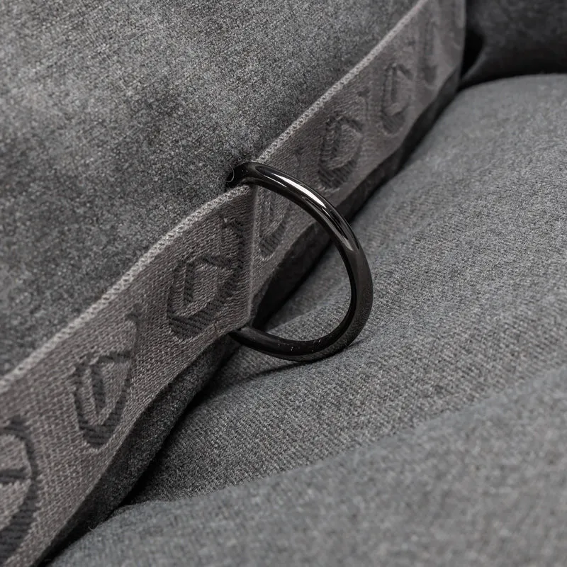 Hundeautositz Getaway Light Graphite tragbar