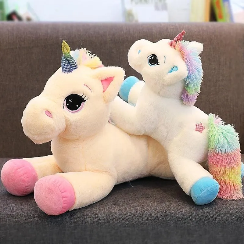 Plüschtier Regenbogen Einhorn – Kuscheltier - Stofftier
