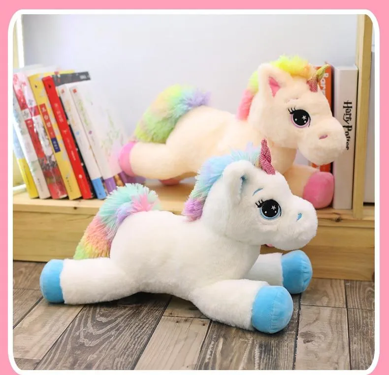 Plüschtier Regenbogen Einhorn – Kuscheltier - Stofftier