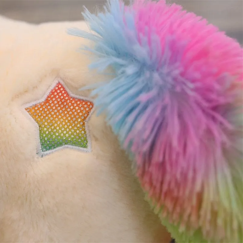 Plüschtier Regenbogen Einhorn – Kuscheltier - Stofftier