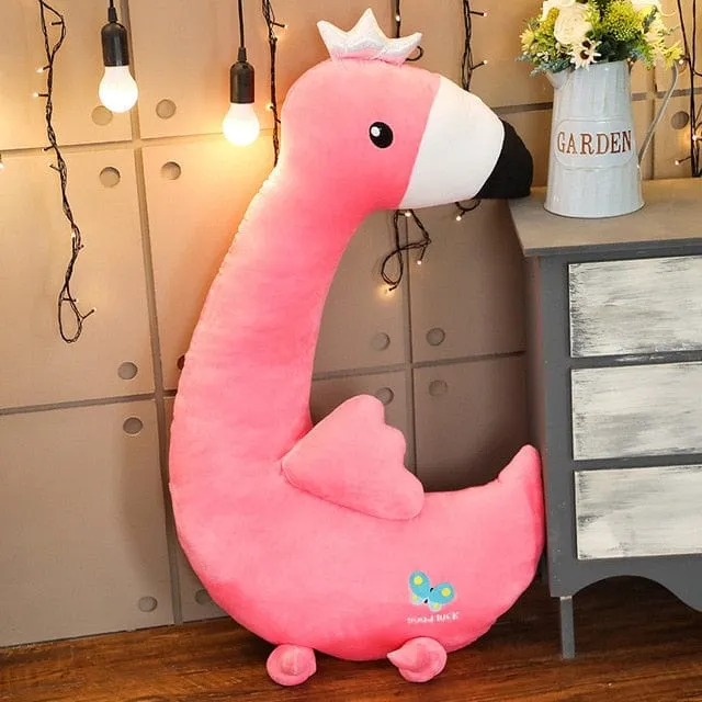 Plüschtier Flamingo – Kuscheltier - Stofftier bunt