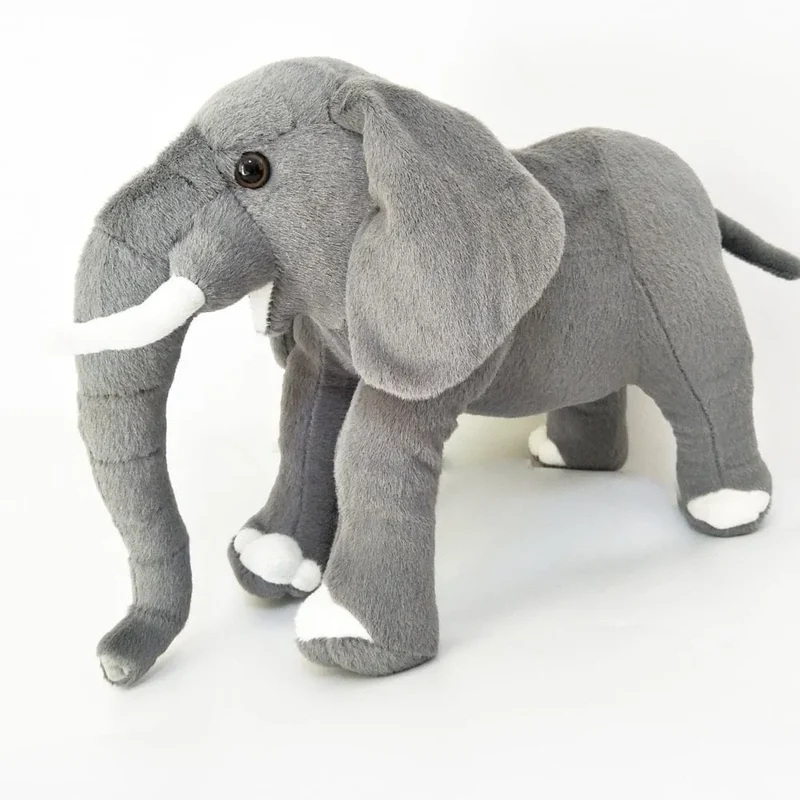 Plüschtier Grauer Elefant – Kuscheltier - Stofftier