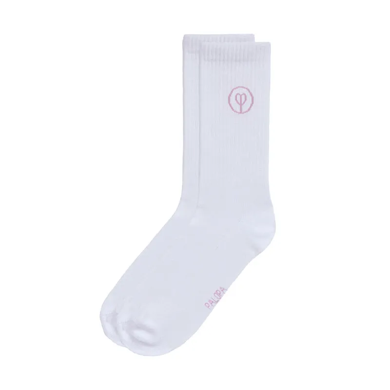 Tennis Socken GOTS Logo Lemon Brown Orchid