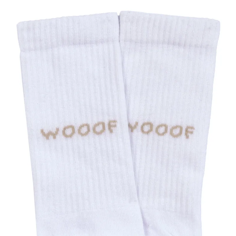 Tennis Socken GOTS Lettering Lemon Orchid