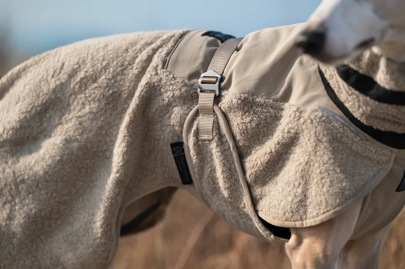 Wool Dog Jacket Sand