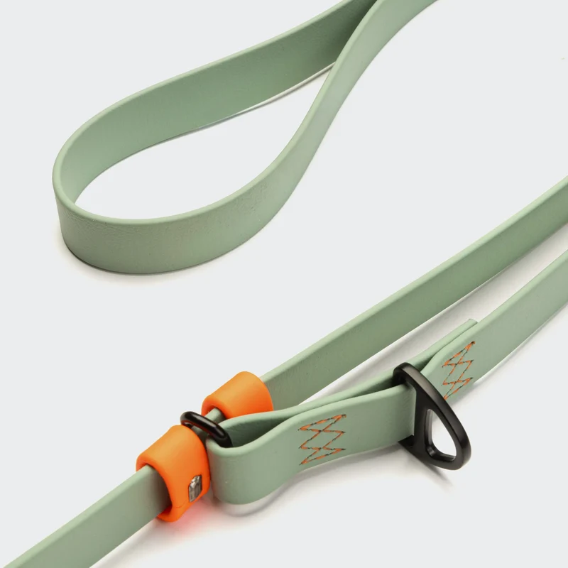 Freihandleine BioThane Ipanema Mint-Neon Orange