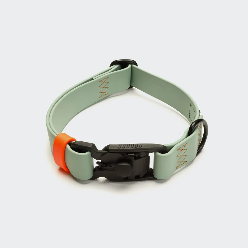 Hundehalsband BioThane Ipanema Mint-Neon Orange