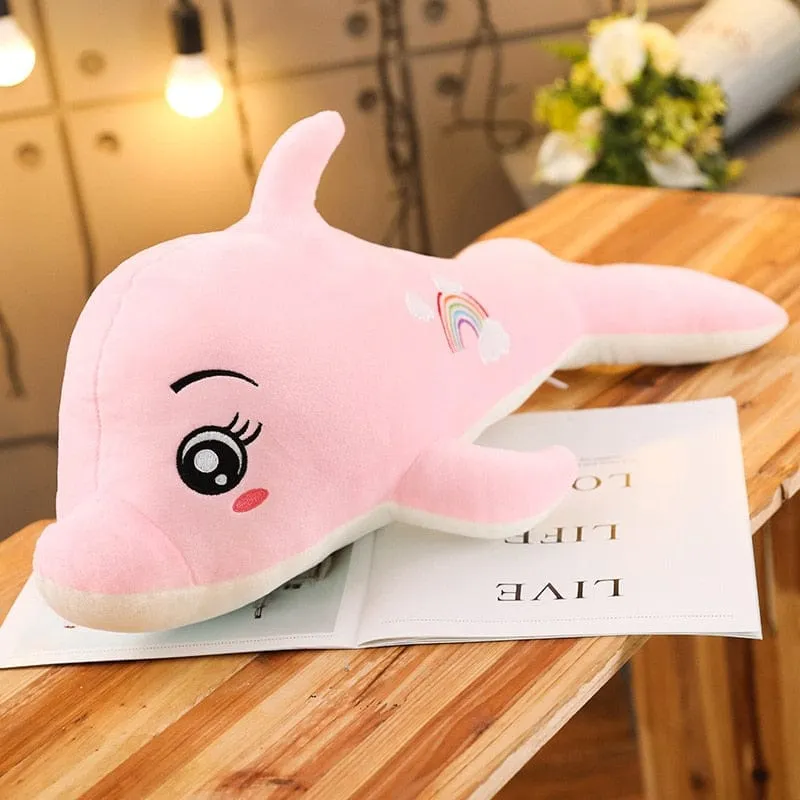 Plüschtier Pinker Delfin – Kuscheltier - Stofftier