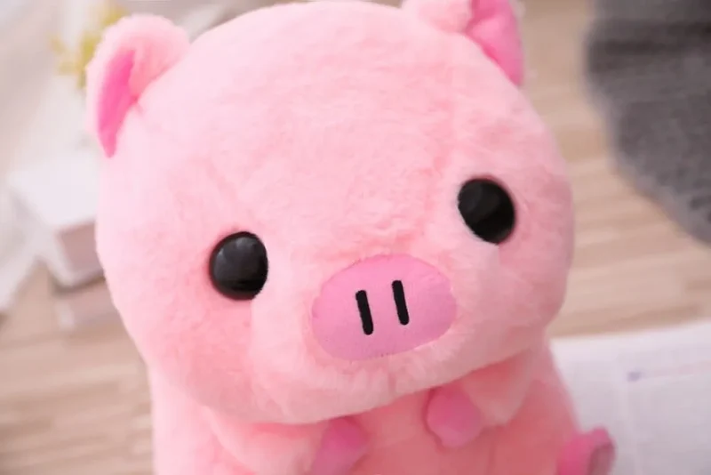 Plüschtier Rosa Schwein – Kuscheltier - Stofftier weich