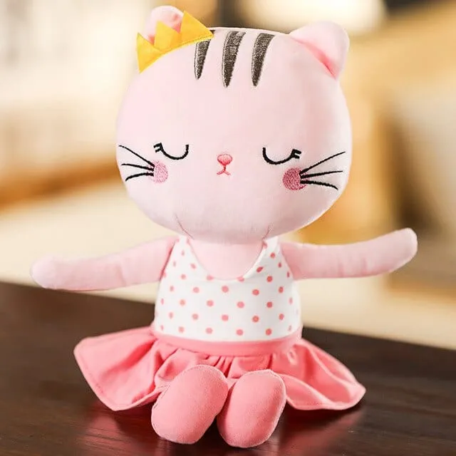 Plüschtier Pinke Katze – Kuscheltier - Stofftier