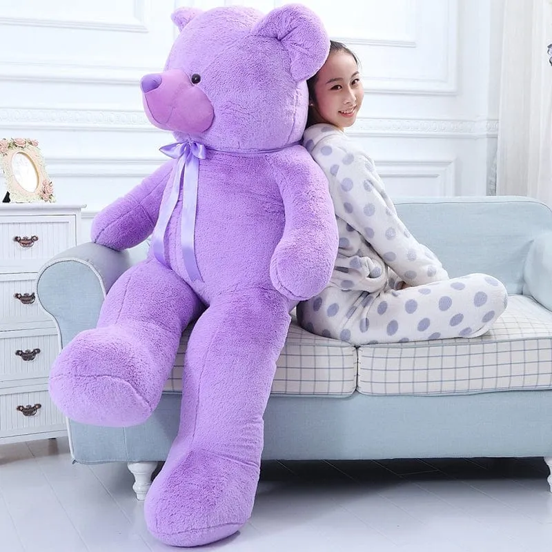 Plüschtier Lila Bär – Kuscheltier - Stofftier weich