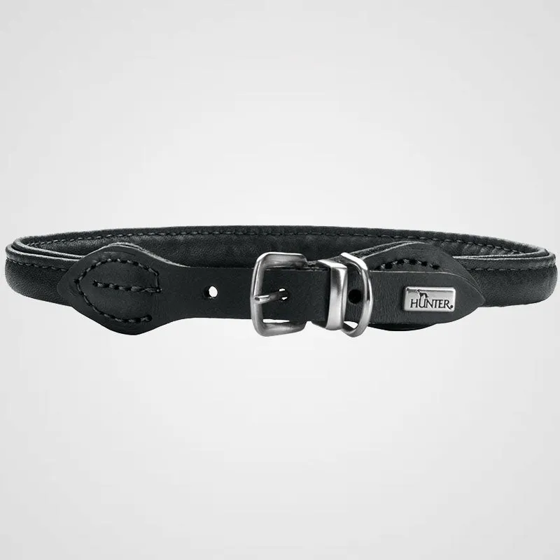 HUNTER - Halsband Round & Soft Canadian Up | hochwertiges Hundehalsband