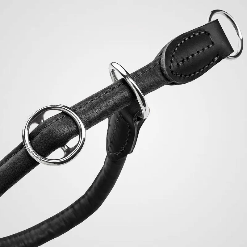 HUNTER - Dressurhalsung Round & Soft Canadian Up | Hundehalsband mit Zugstopp