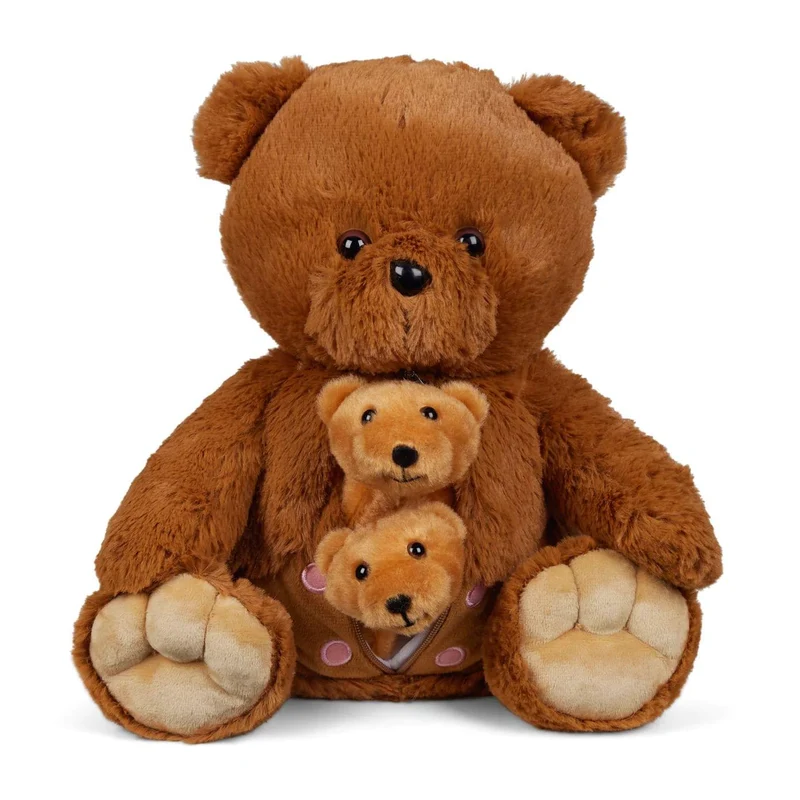 Kuscheltier Mama Bär & Babys