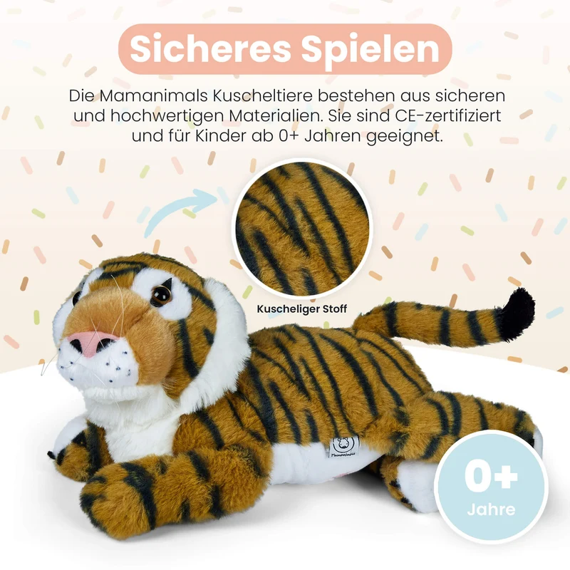 Kuscheltier Mama Tiger & Babys