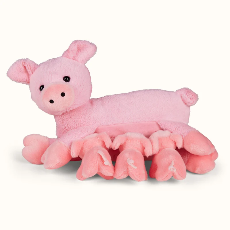 Kuscheltier Mama Schwein & Babys