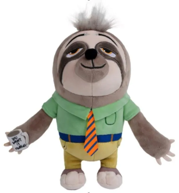 Plüschtier Zootopia Faultier – Kuscheltier - Stofftier