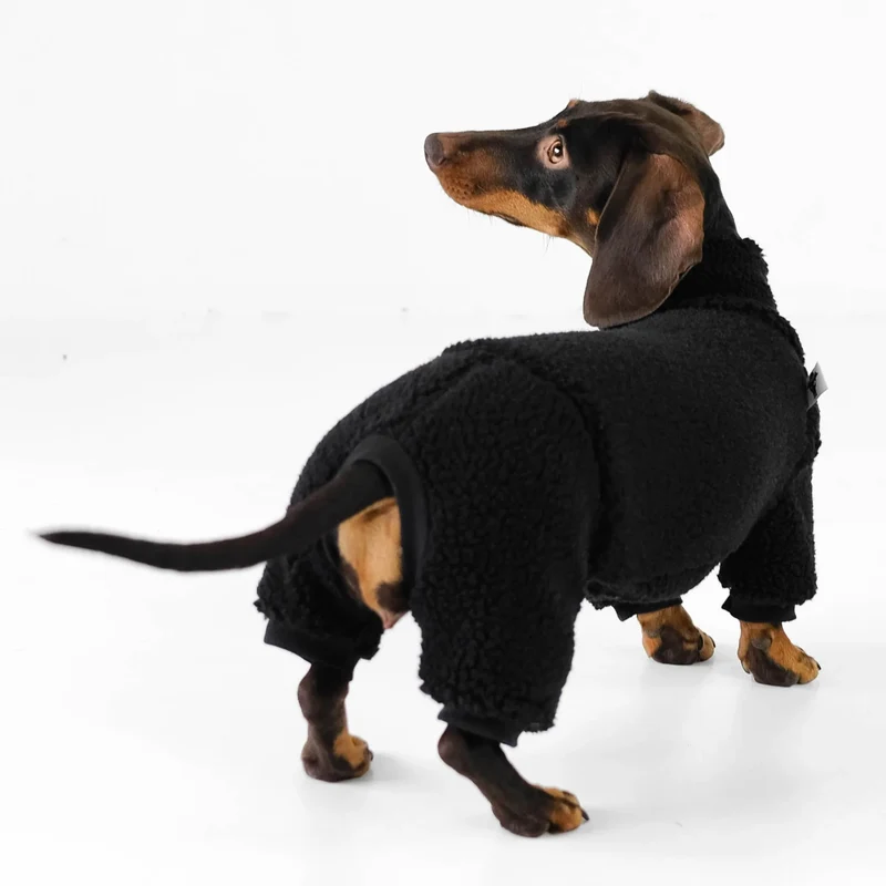 TEDDY Overall für Dackel Schwarz